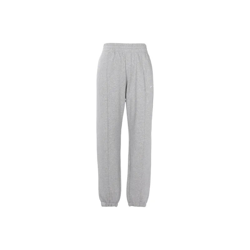 Nike Knitted Sports Pants Women's Gray-0