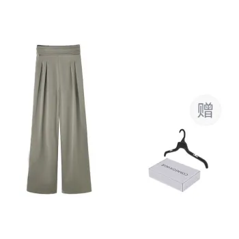 COMMON VALUE 'Zen Pāra' Casual Pants Women's Enamel Green