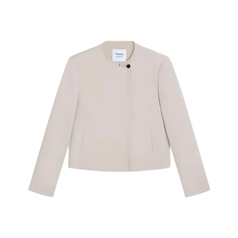 THEORY Designer Co authored Collection Business Suit Women's Vintage Linen-0