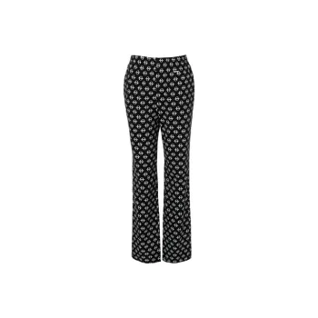 LOFT SHINE SS22 Flared Pants Moderate Casual Pants Women's Black
