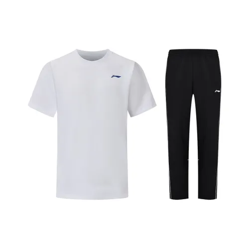 LiNing Casual Sportswear Unisex White Black