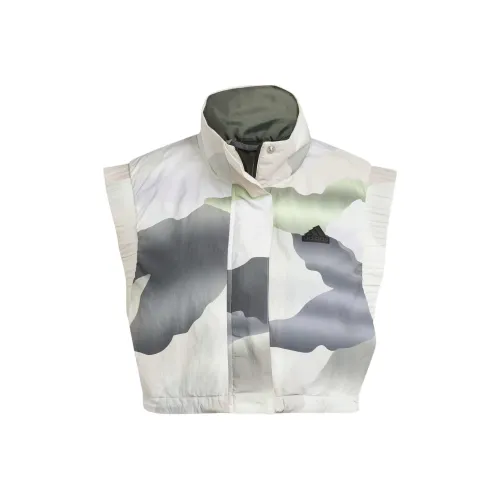 Adidas Free Shipping With AdiClub City Escape Camo Print Crop Vest