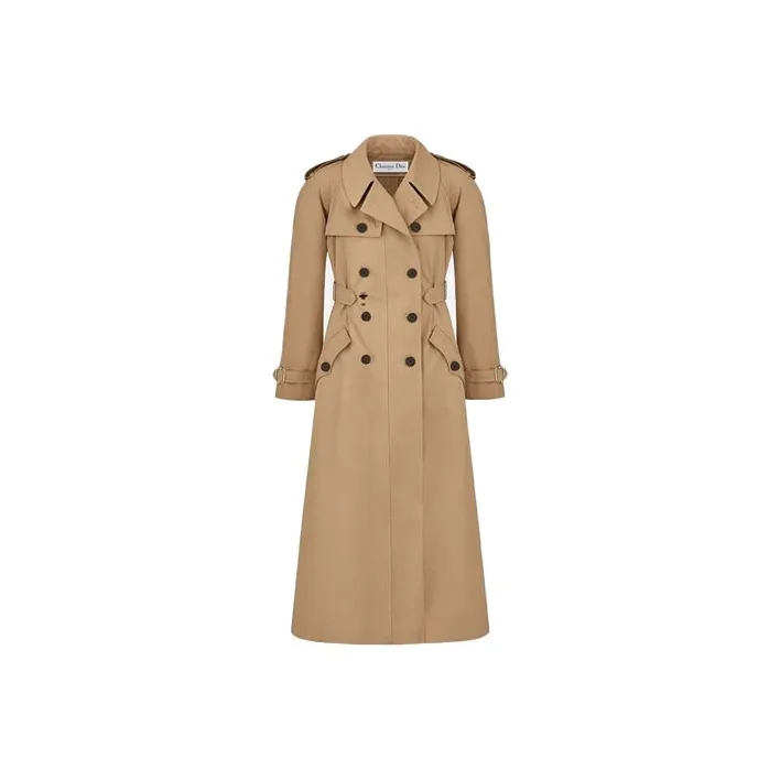 DIOR SS21 Trench Coat Women's Beige-0