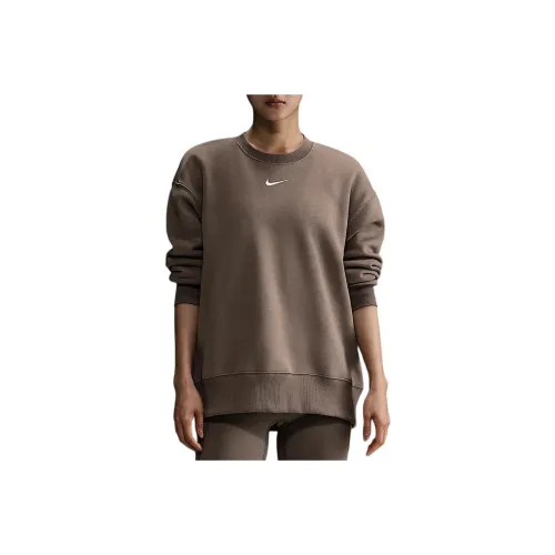 Nike Clothing Sweatshirts Women's Brown