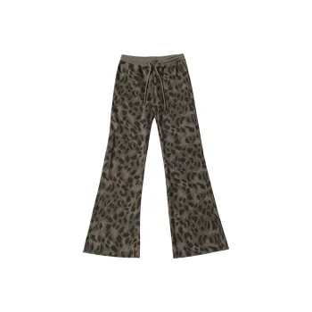 FDR Casual Pants Women's Leopard Print