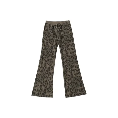 FDR Casual Pants Women's Leopard Print