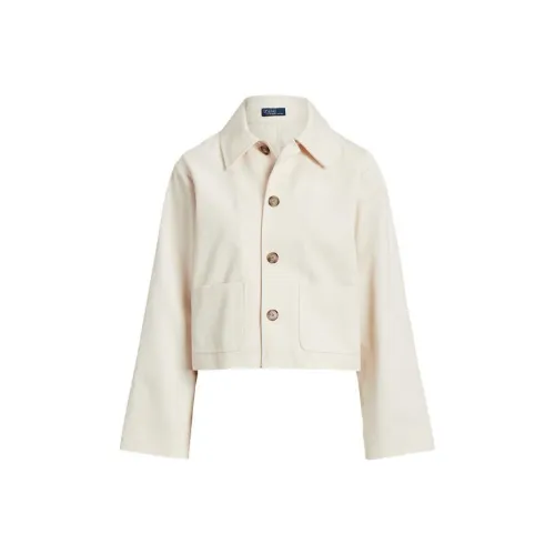 Polo Ralph Lauren Cropped Coats Women's White
