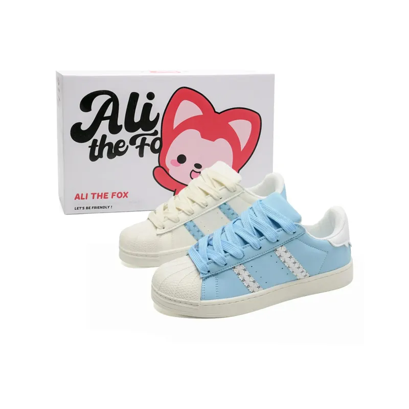 ALI THE FOX Anti Slip Wear Resistant Low Top Skateboard Shoes Unisex-14