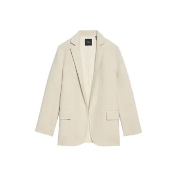 THEORY Single-Breasted Long-Sleeved Jacket