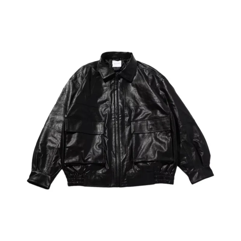 FREAK'S STORE Leather Jacket Men's Black-0