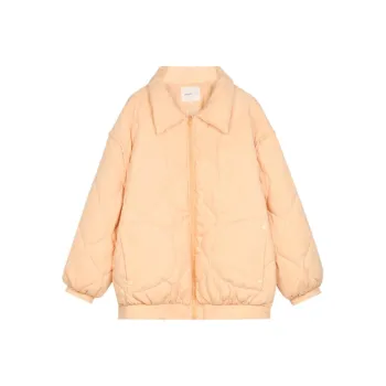 BLUEerror Puffer Jacket Women's Cream Orange