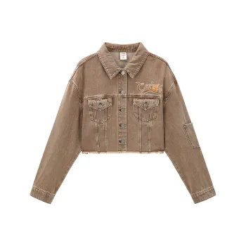 LEDIN Denim Jacket Women's Brown