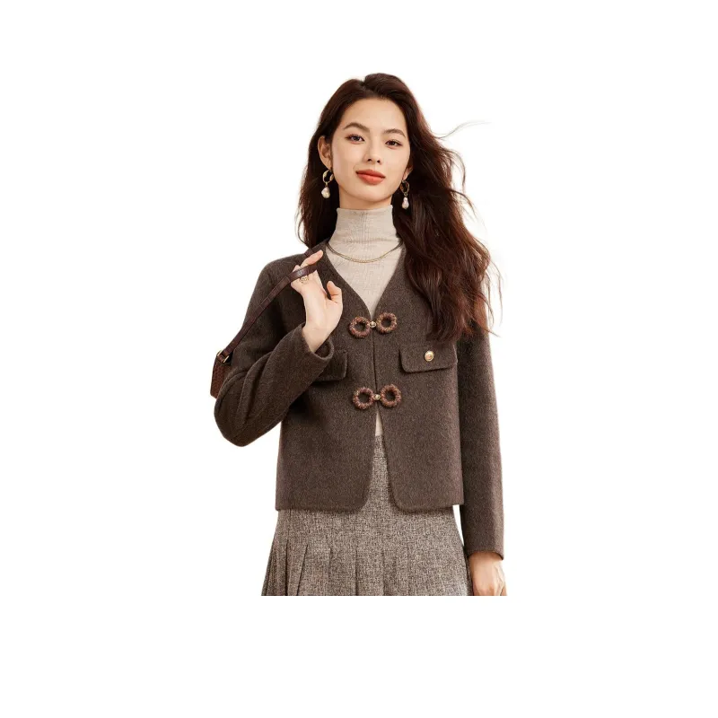 CARBAMMI Coats Women's Coffee-0