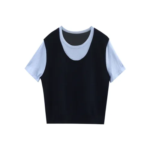 A Paradise For Awakening Knitwear Women's Navy Blue