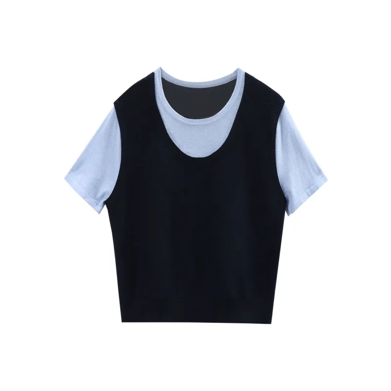 A Paradise For Awakening Knitwear Women's Navy Blue-0