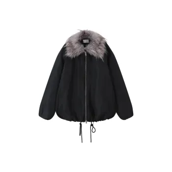 RUNTOTHEFUTURE Parka Coats Unisex Classic Black