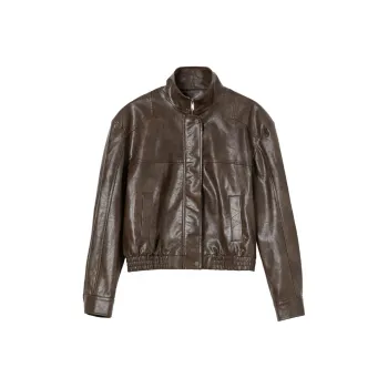 WESTLINK Leather Jacket Women's Brown