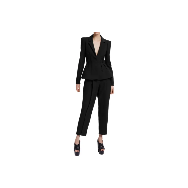 ELIE SAAB Inverted Dart Blazer-1