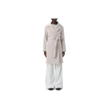 MaxMara Studio Belted Long Sleeved Coat