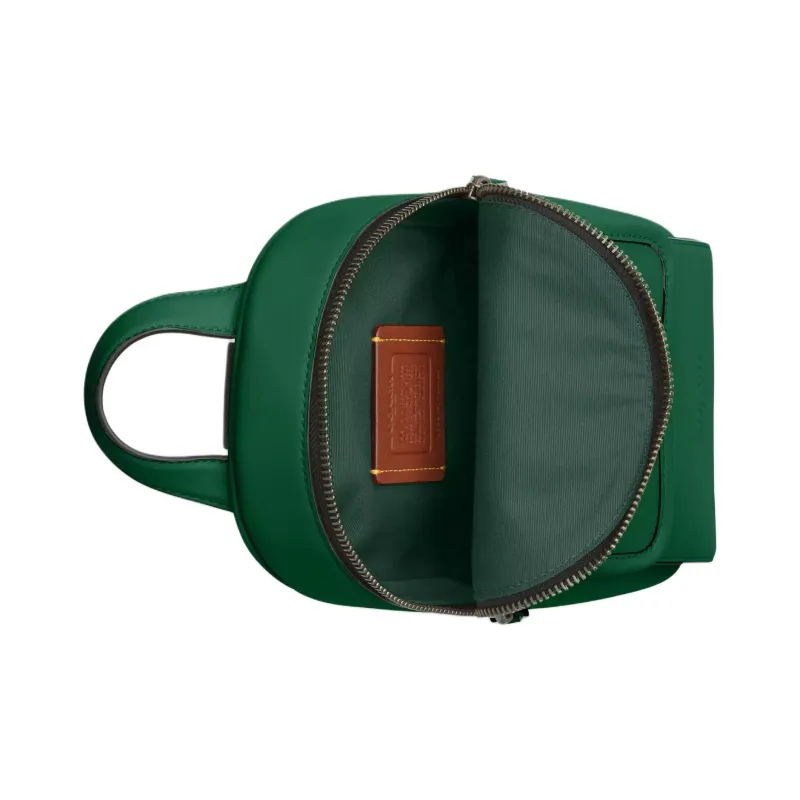 COACH Turnlock Calfskin Sling Bag Small Size Men's Green-2