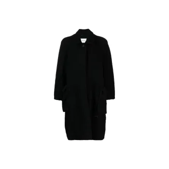HENRIK VIBSKOV Single-breasted Faux-shearling Coat