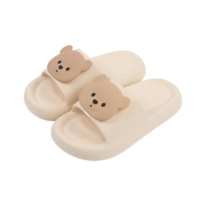 Thin Strips Sandal Slippers Light Yellow-11