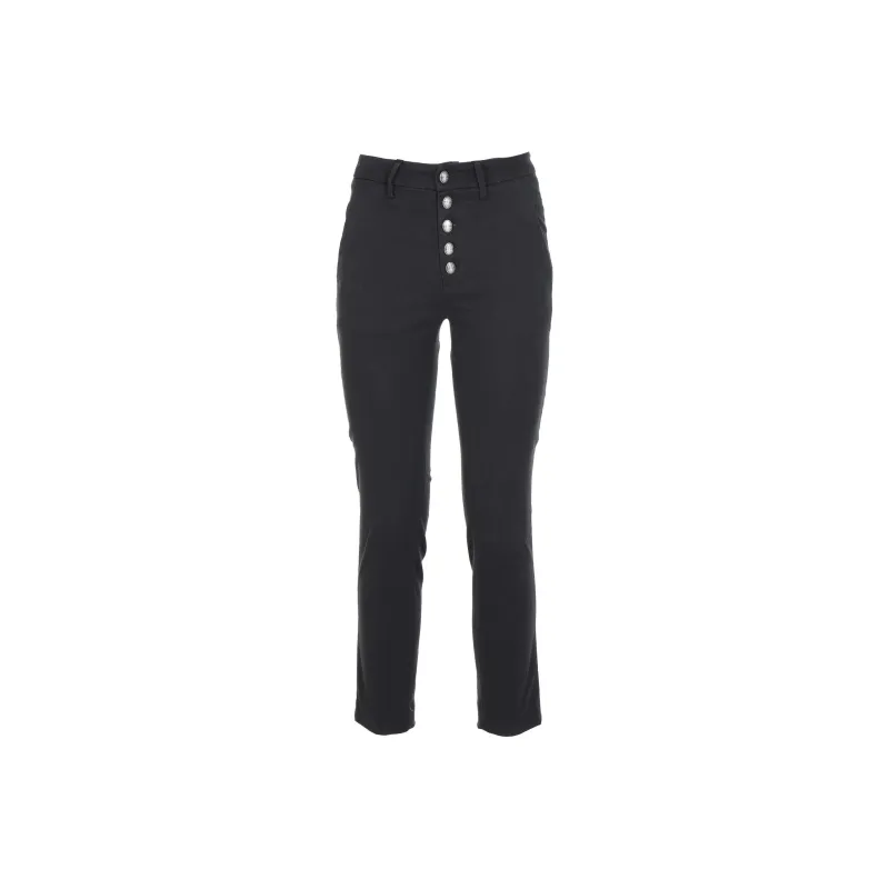 Dondup Mid Rise Cropped Trousers-0