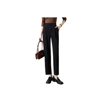 She Enjoys Casual Pants Women's Black