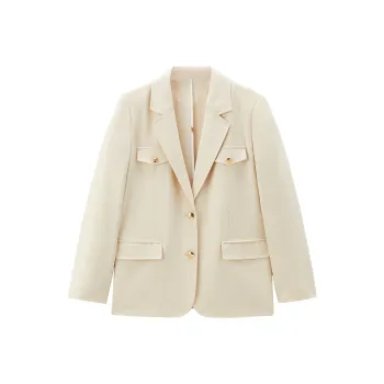 PEACEBIRD Business Suit Women's Khaki