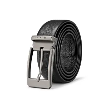 FAIRWHALE Cow Leather Belts Men's Width 3.4cm