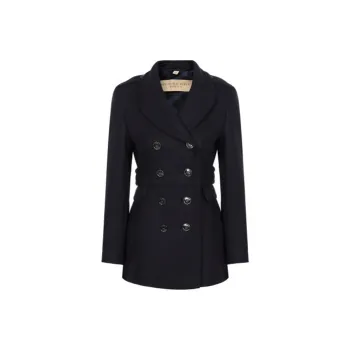 Burberry Coat Women's Blue Black