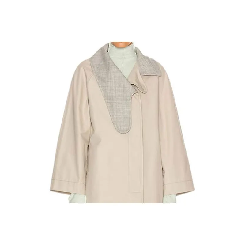 LOEWE Trench Coats Women's Beige-6