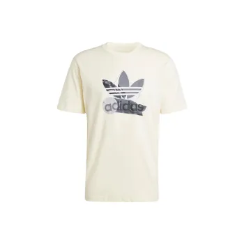 Adidas Originals TRAINING SUPPLY Fashion T Shirt Men's Cream White