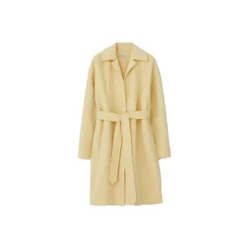 Burberry Coats Women's Yellow Narcissus Color
