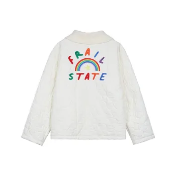 FRAIL STATE Puffer Jackets Women's White