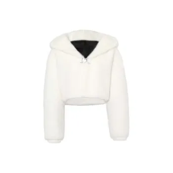 JYOSEI Velvet feel Coat Women's White