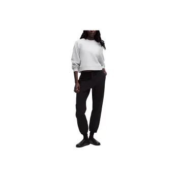 Lululemon Sweatshirt Women's Light Gray With A Hint Of Mixed Colors