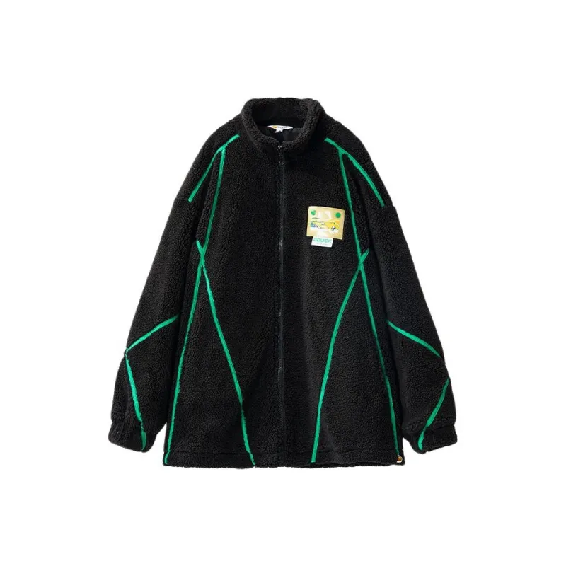 B.Duck Velvet feel Coat Women's Black-0