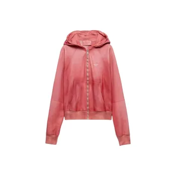 PRADA Hooded Leather Jacket