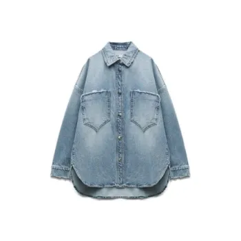 ZARA Denim Jacket Women's Medium Blue