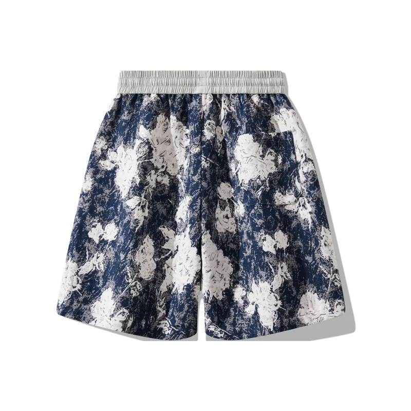 WOKXSS Casual Shorts Unisex Blue-2