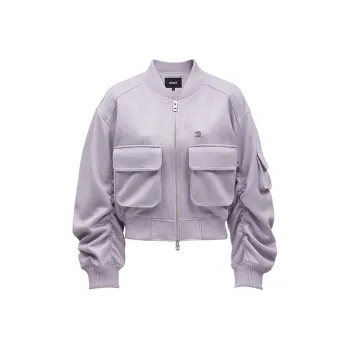 ONLY Cropped Coats Women's Shadow Purple