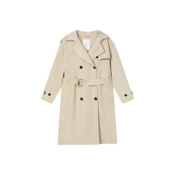 FILA Coats Women's Stone Sand Khaki