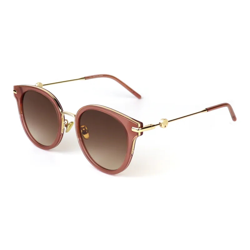 JIANGDAREN Plate And Metal Oval Sunglasses Unisex-9