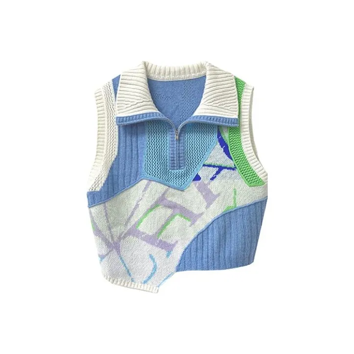 CHAU·RISING Vests Women's Dark Blue-0