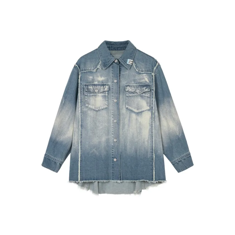 PLUSONEONE+ Denim Jacket Women's Denim Blue-0