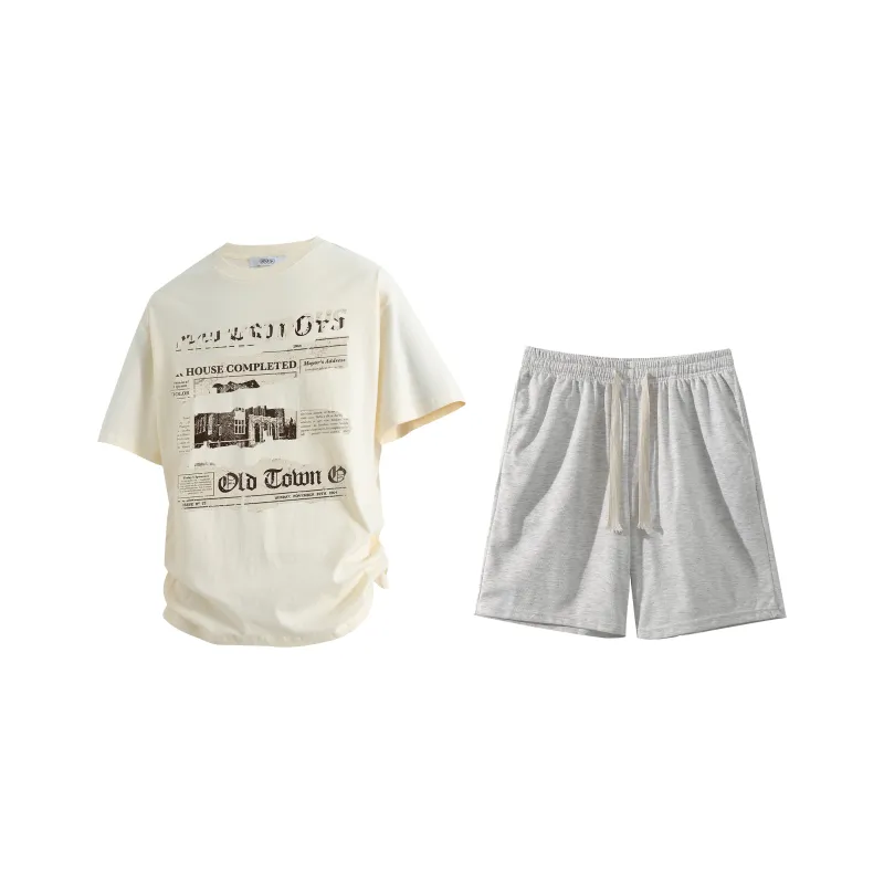 OGEK Casual Sportswear Unisex Black+Black Shorts-10