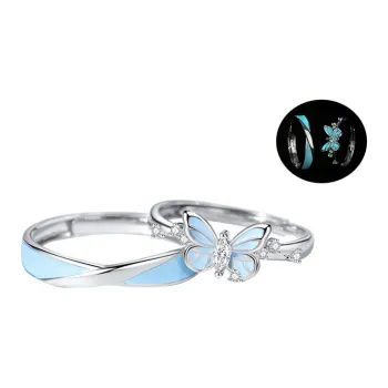 CLARKIA FLOWER S925 Silver Rings Unisex