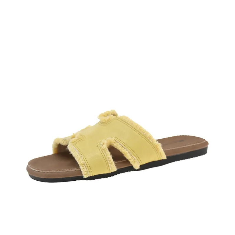 AFJI Rubber Sole Odor Resistant Slide Slippers Women's-4