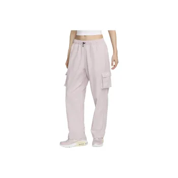 Nike High Rise Woven Cargo Casual Pants Women's Platinum Purple